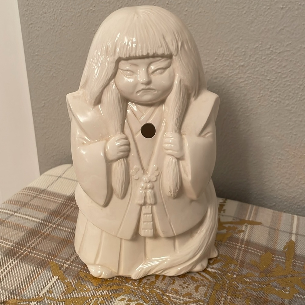 Vintage Benihana White Ceramic Tiki Cocktail Mug Figure Made in Japan - Picture 9 of 9